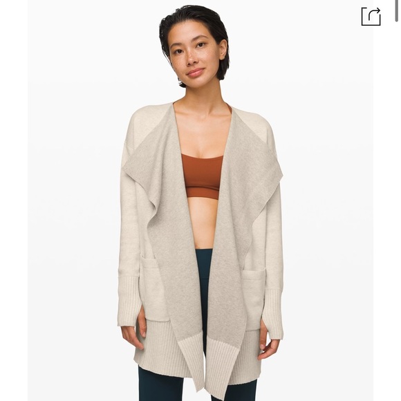 Lululemon reversible still lotus cardigan - Picture 1 of 4